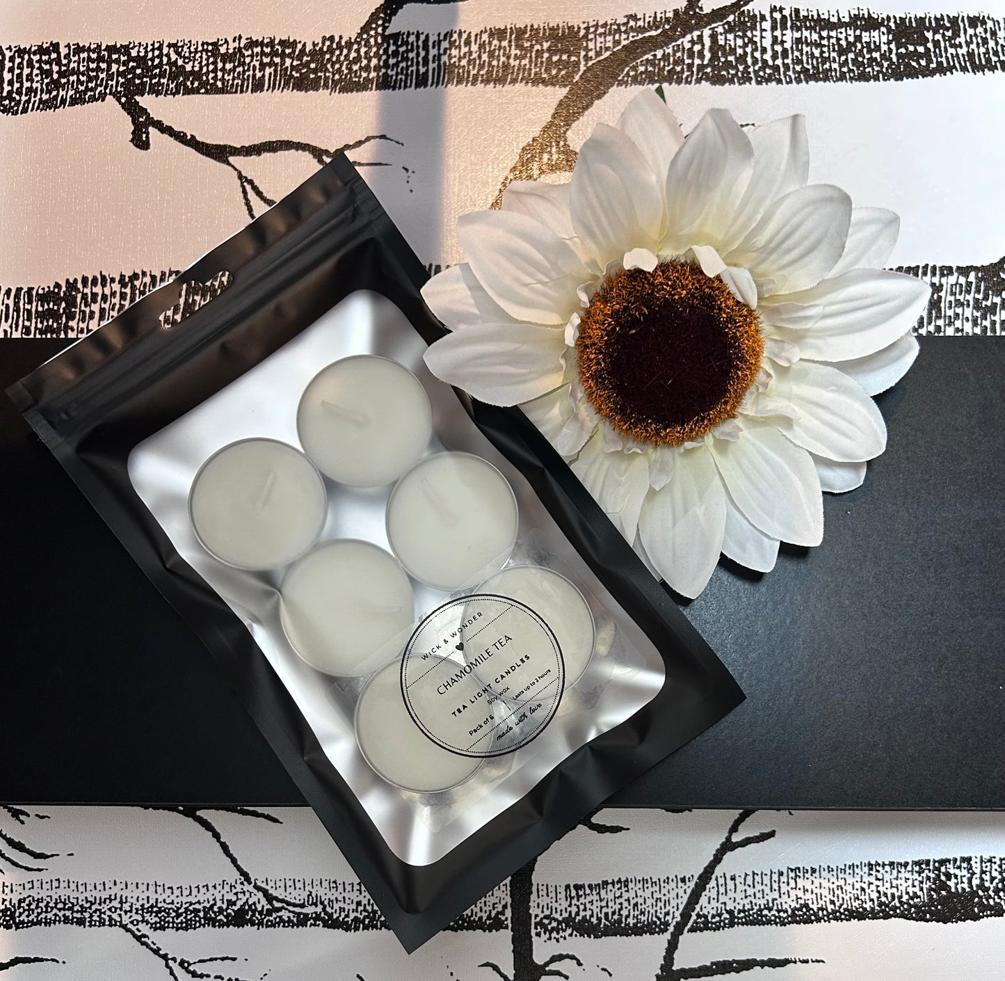 Chamomile Tea Tealight Candles (pack of 6)